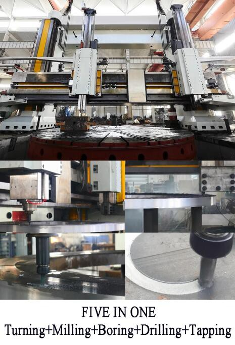 Fabricante de torno vertical na China com eixo C